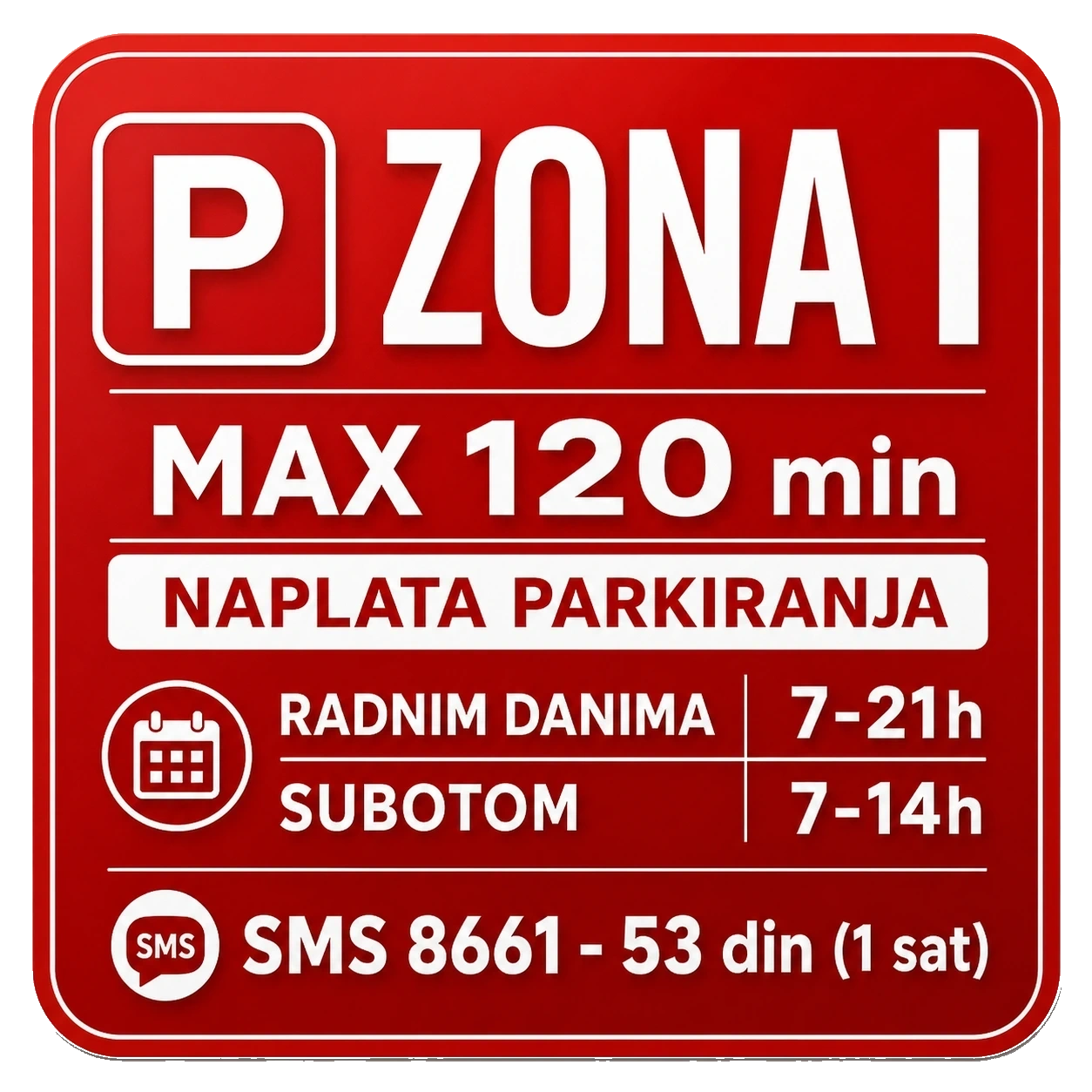 Mapa zone I